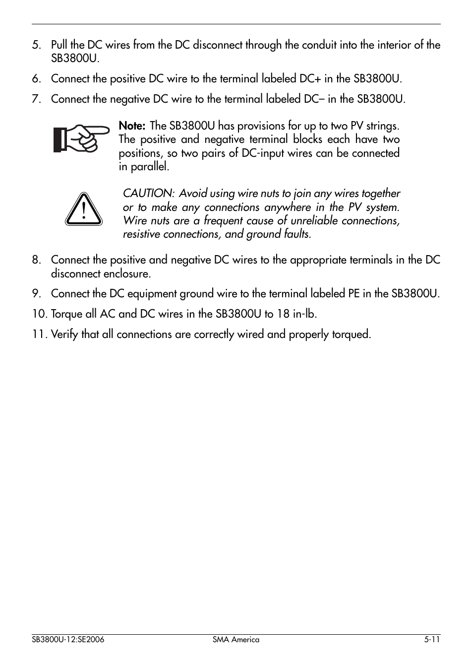 SMA SB 3800-U User Manual | Page 39 / 86