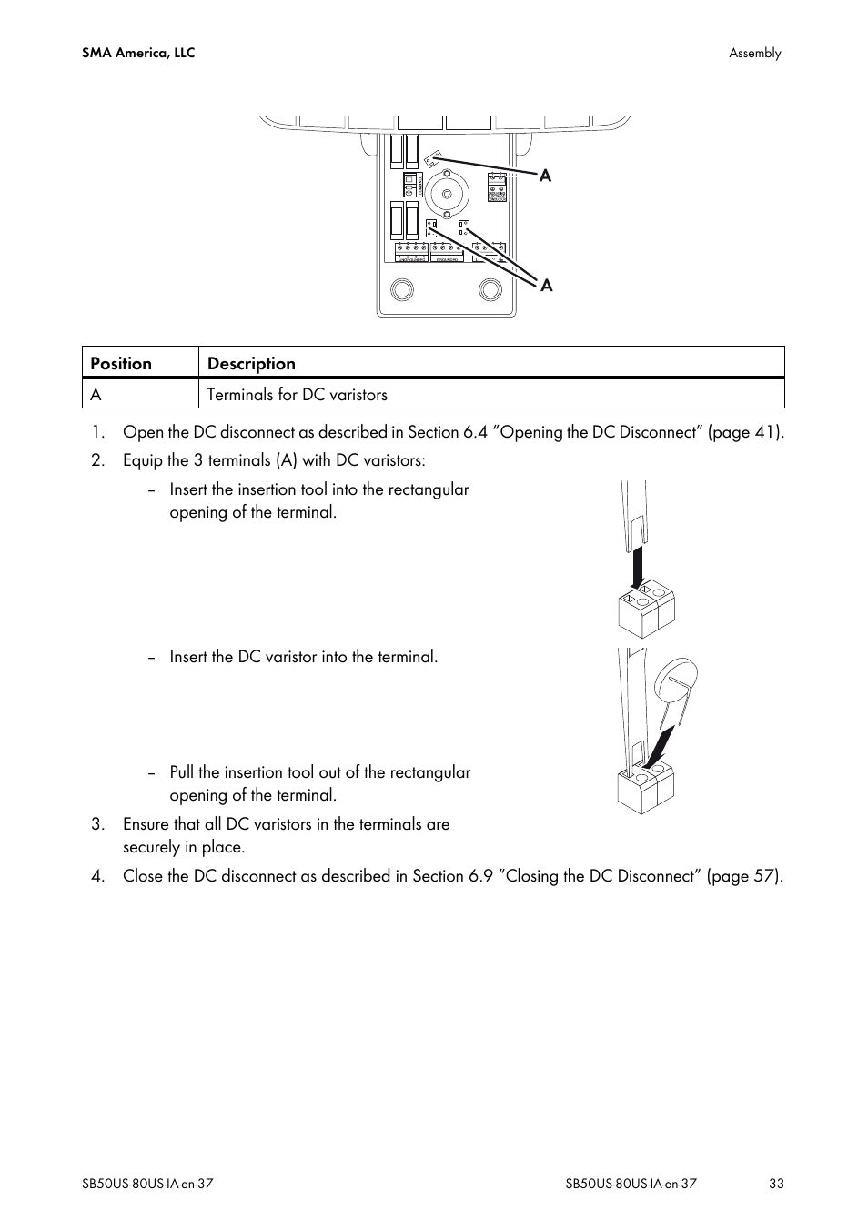 SMA SB 5000-US User Manual | Page 33 / 104