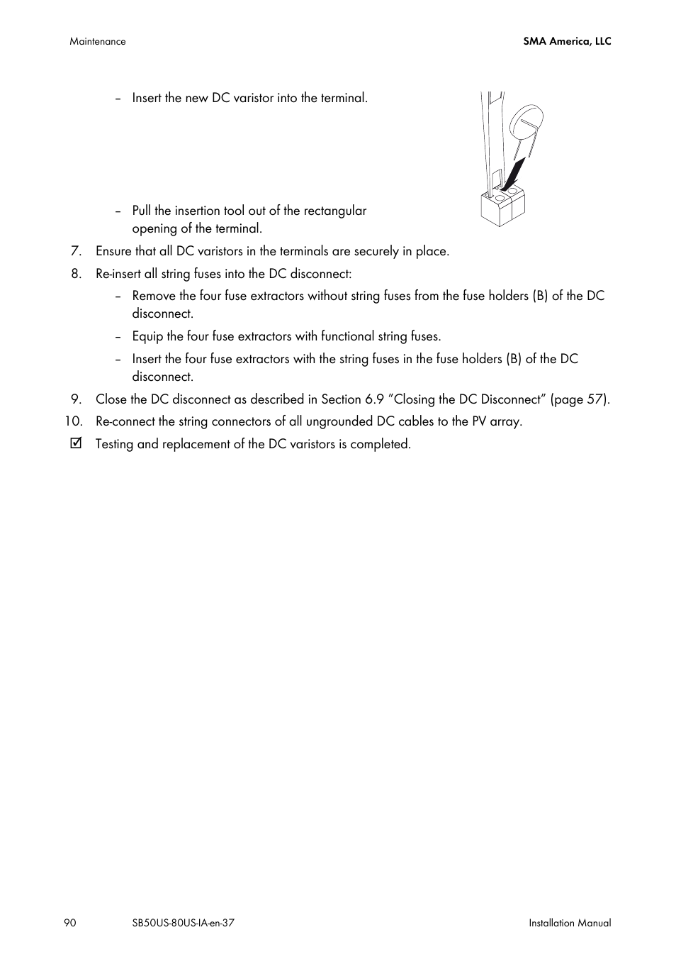 SMA SB 5000-US User Manual | Page 90 / 104