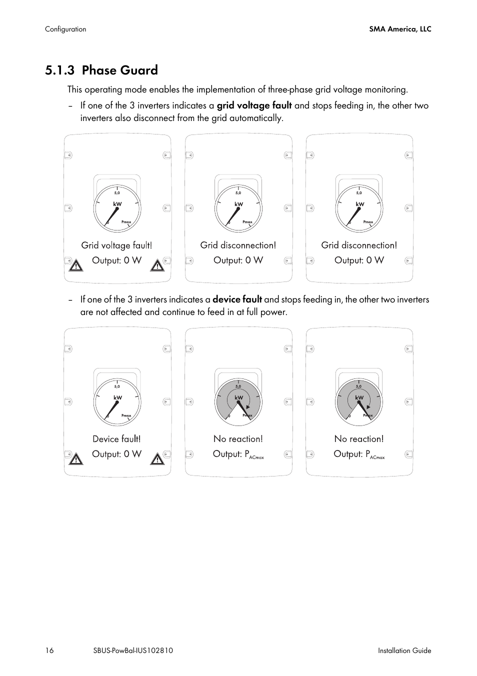 3 phase guard, Phase guard | SMA POWER BALANCER User Manual | Page 16 / 28