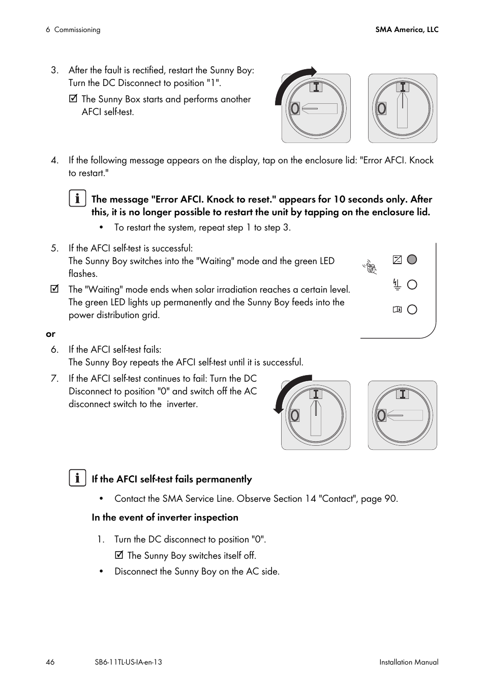 SMA SB 6000TL‑US Installation User Manual | Page 46 / 92