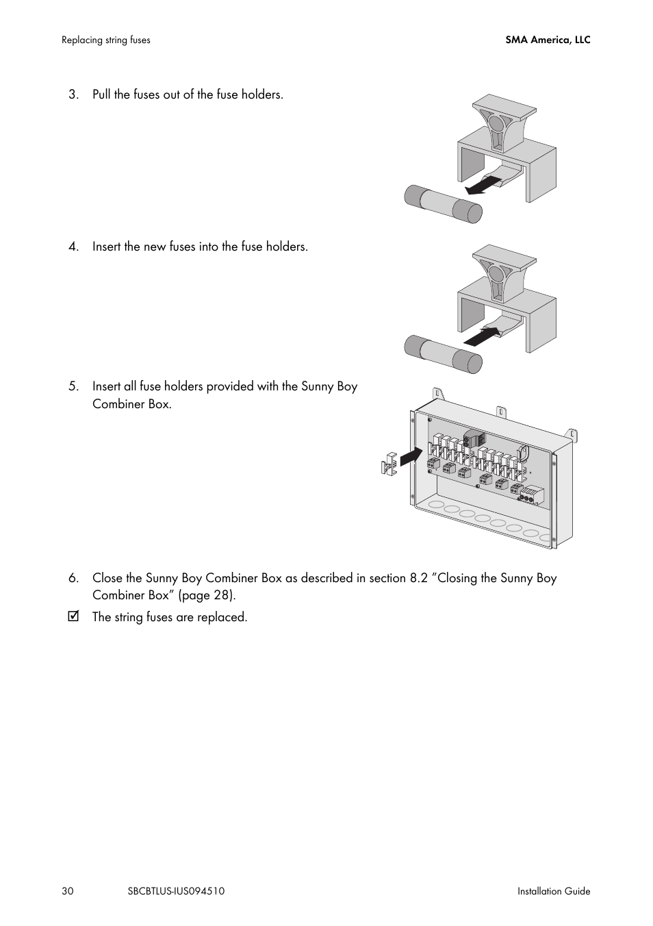 SMA SBCBTL6 User Manual | Page 30 / 36