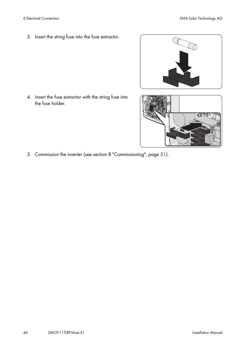 SMA SMC 9000TL Installation User Manual | Page 46 / 96