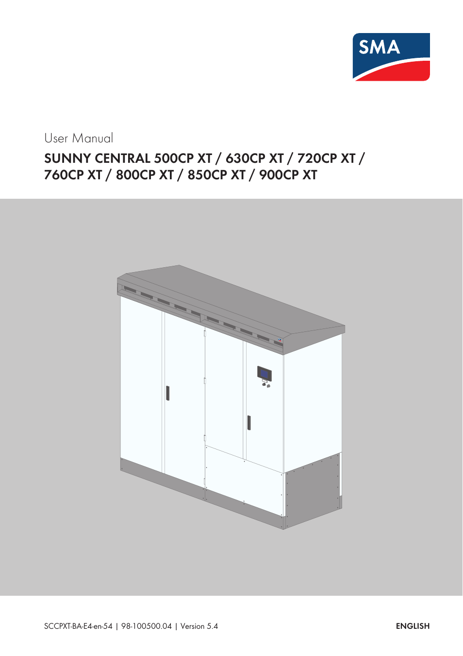 SMA SC 500CP XT User Manual | 158 pages