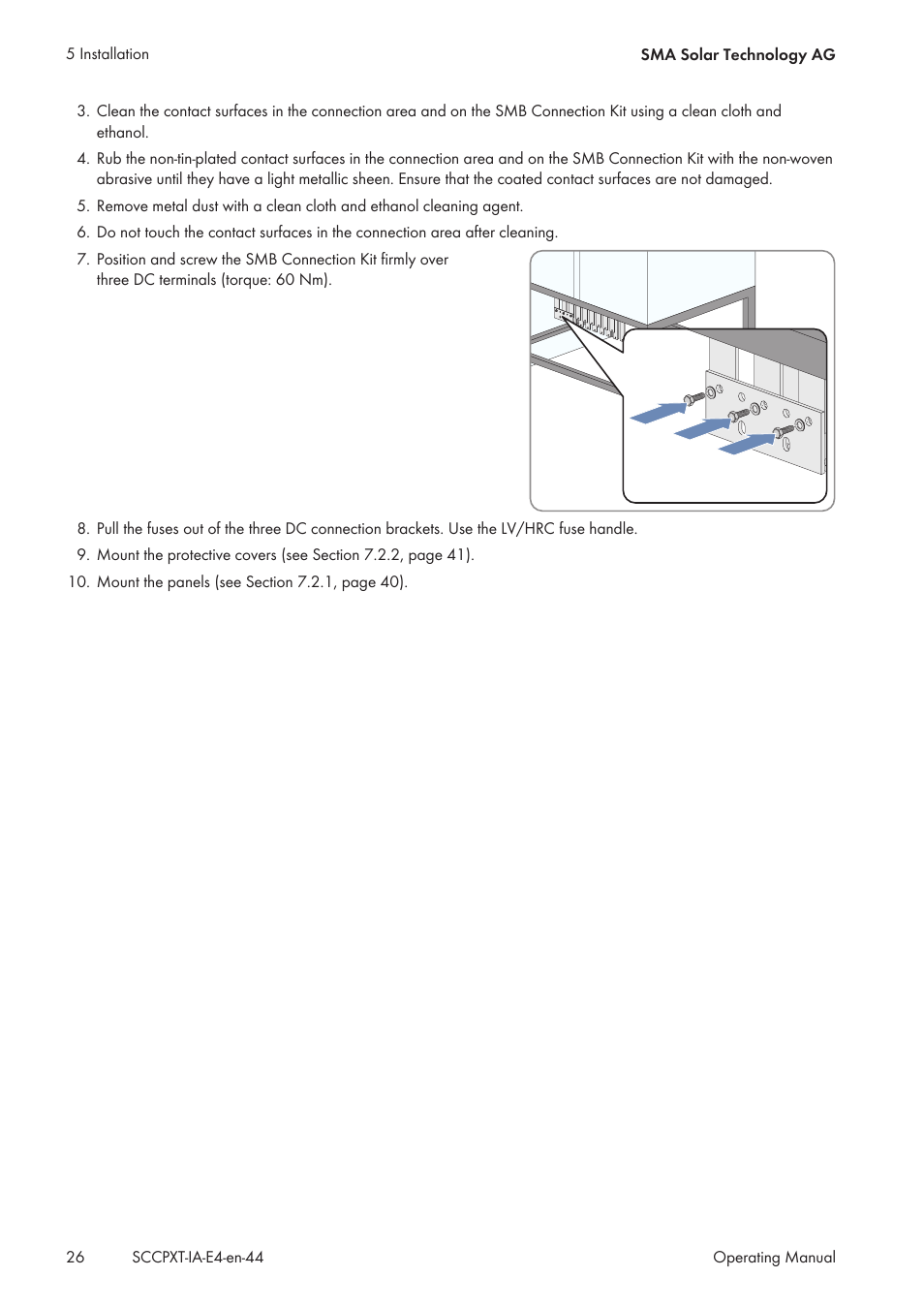 SMA SC 500CP XT Installation User Manual | Page 26 / 82