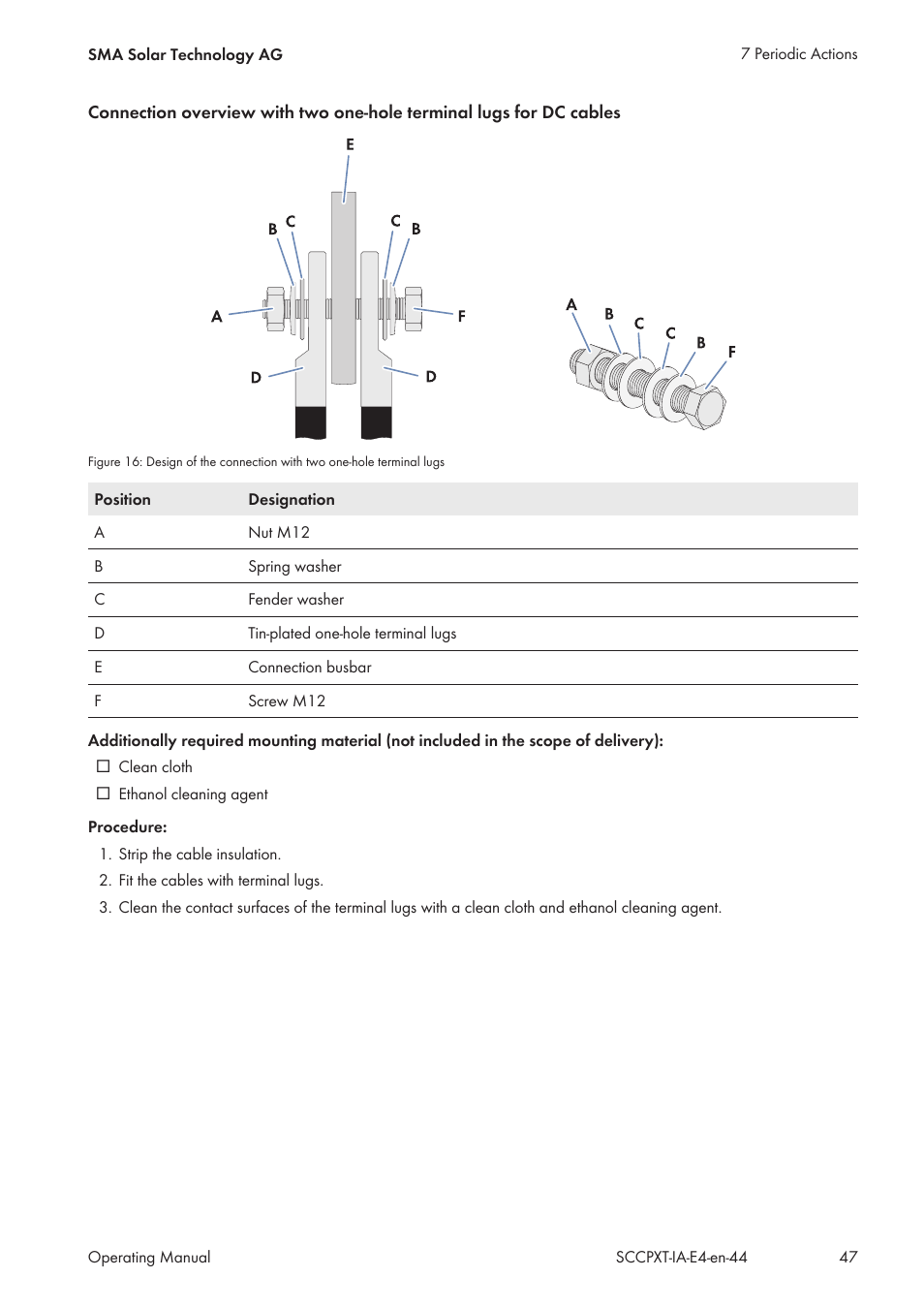 SMA SC 500CP XT Installation User Manual | Page 47 / 82