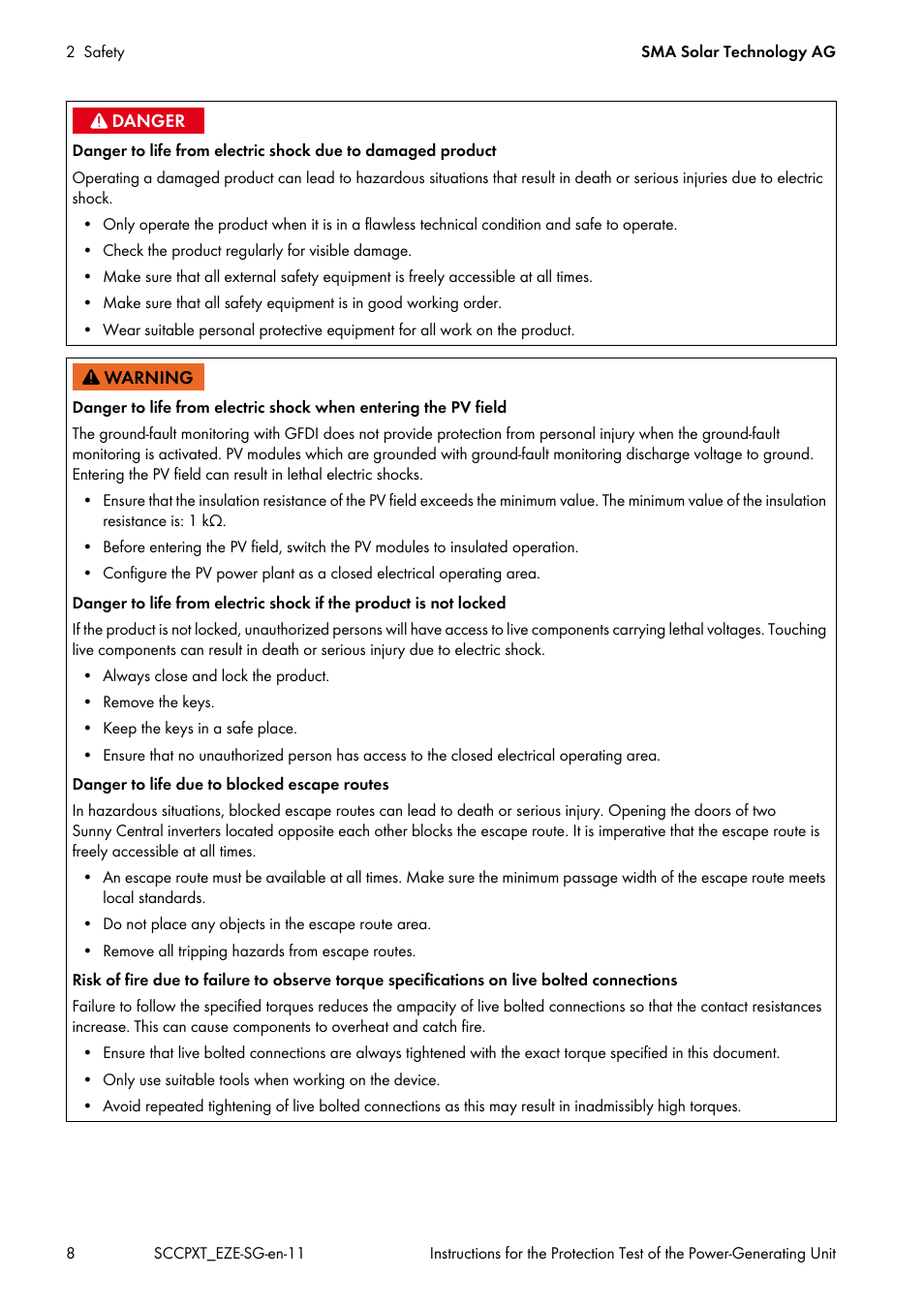 SMA SC 500CP XT Service Manual User Manual | Page 8 / 18