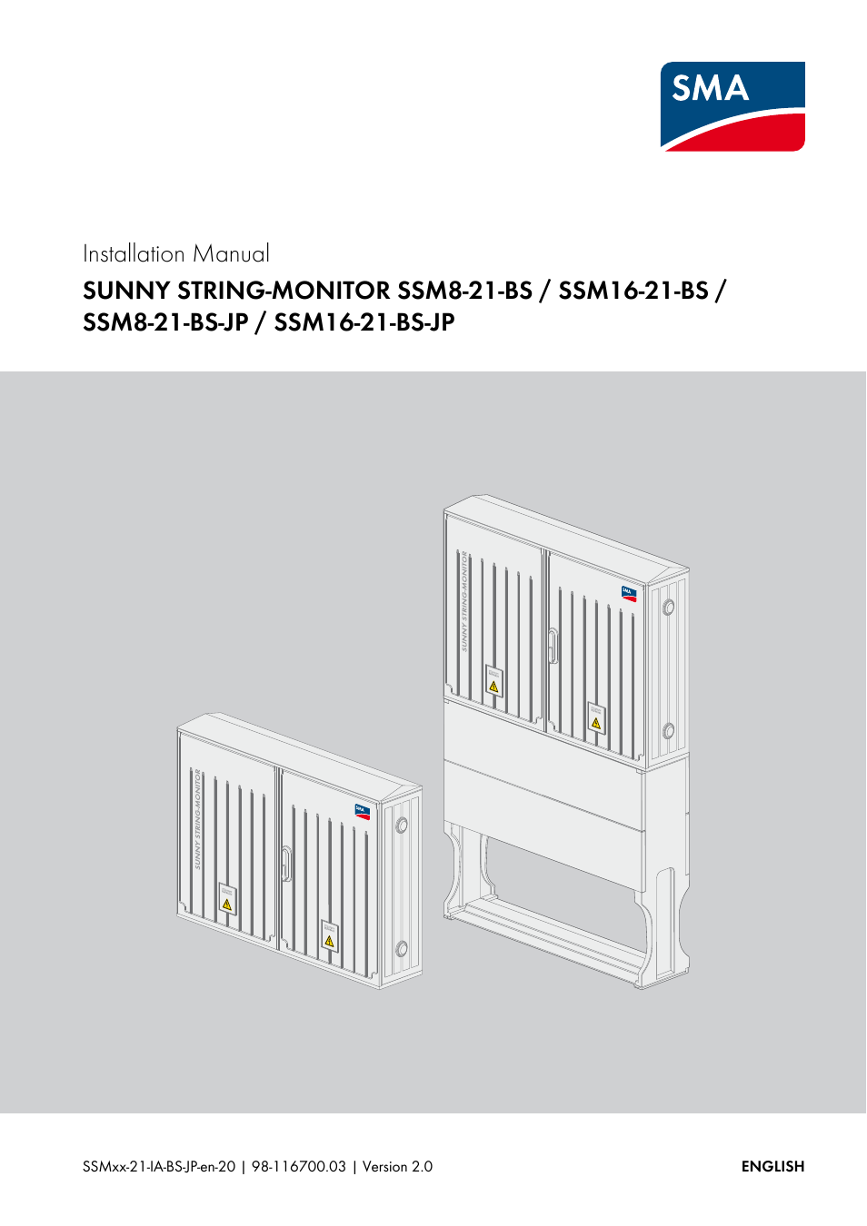SMA SSM8-21-BS User Manual | 60 pages