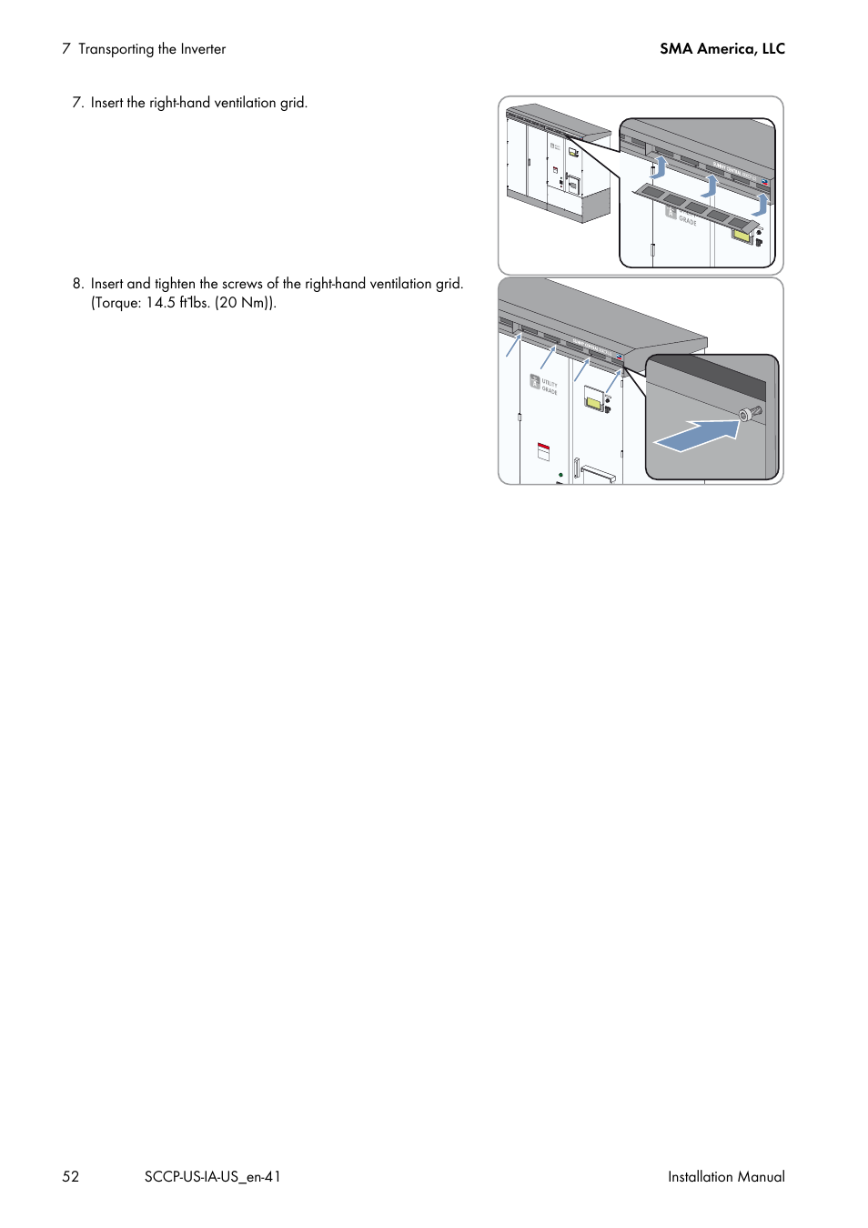 SMA SC 500CP-US User Manual | Page 52 / 112