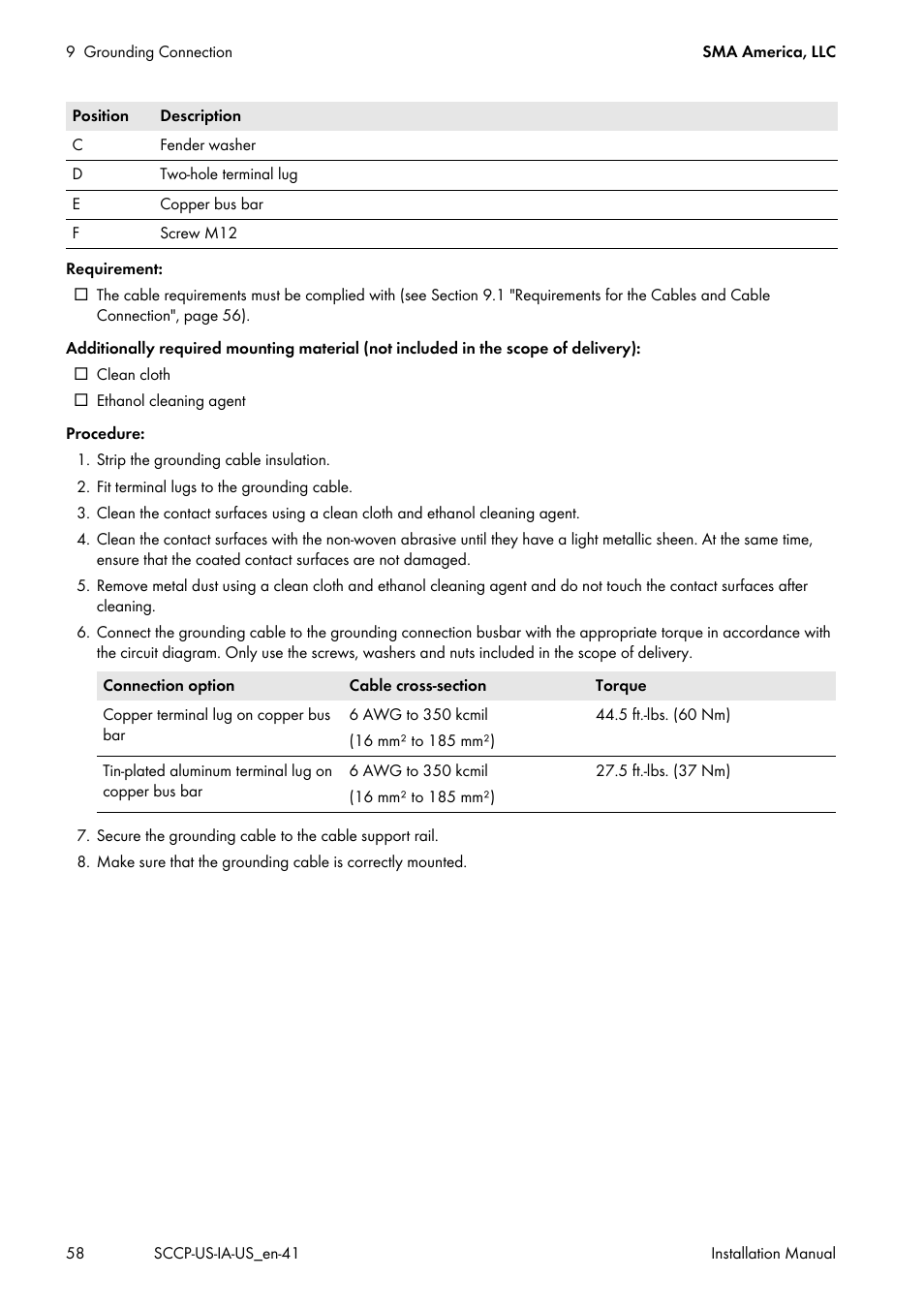 SMA SC 500CP-US User Manual | Page 58 / 112