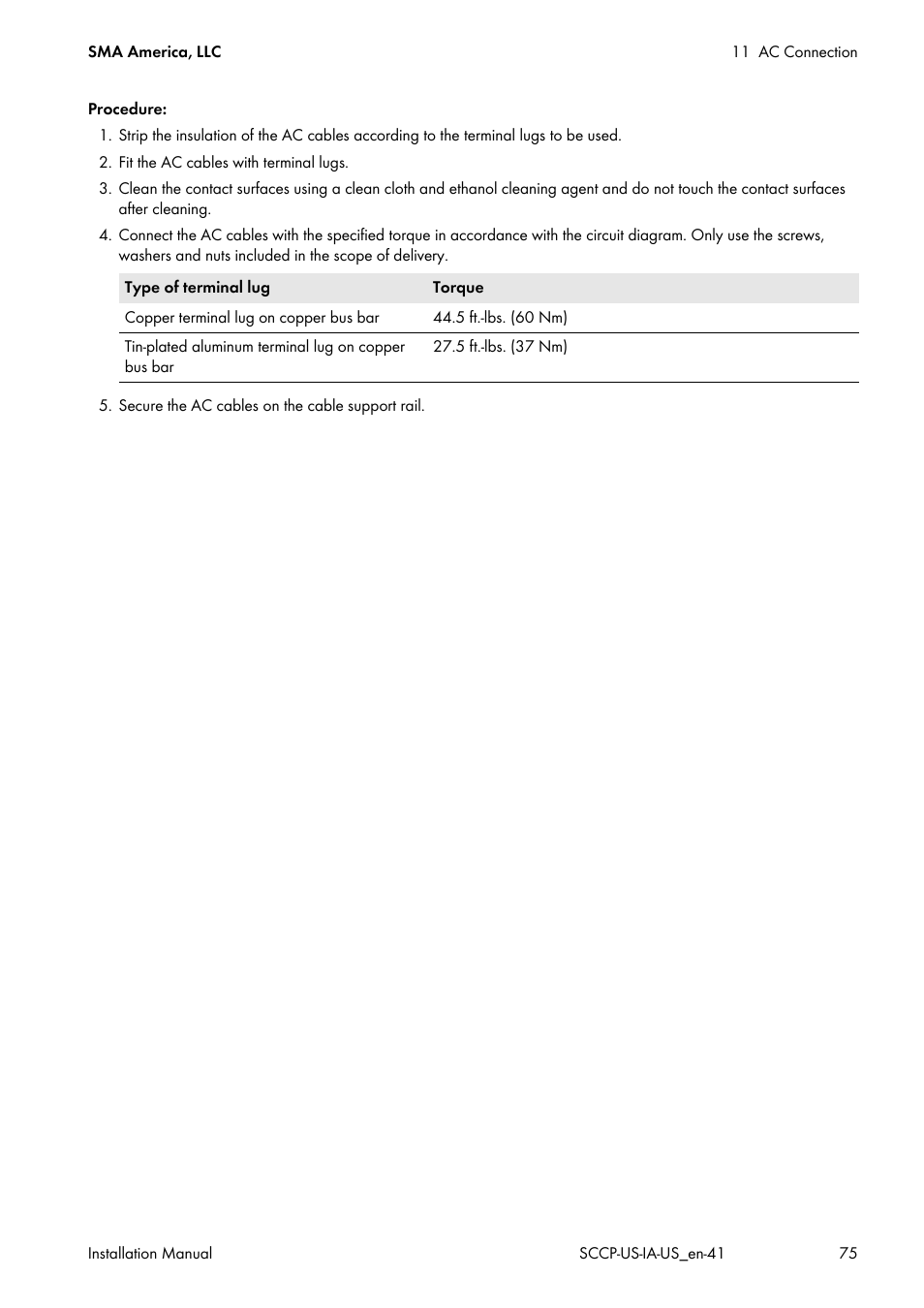 SMA SC 500CP-US User Manual | Page 75 / 112