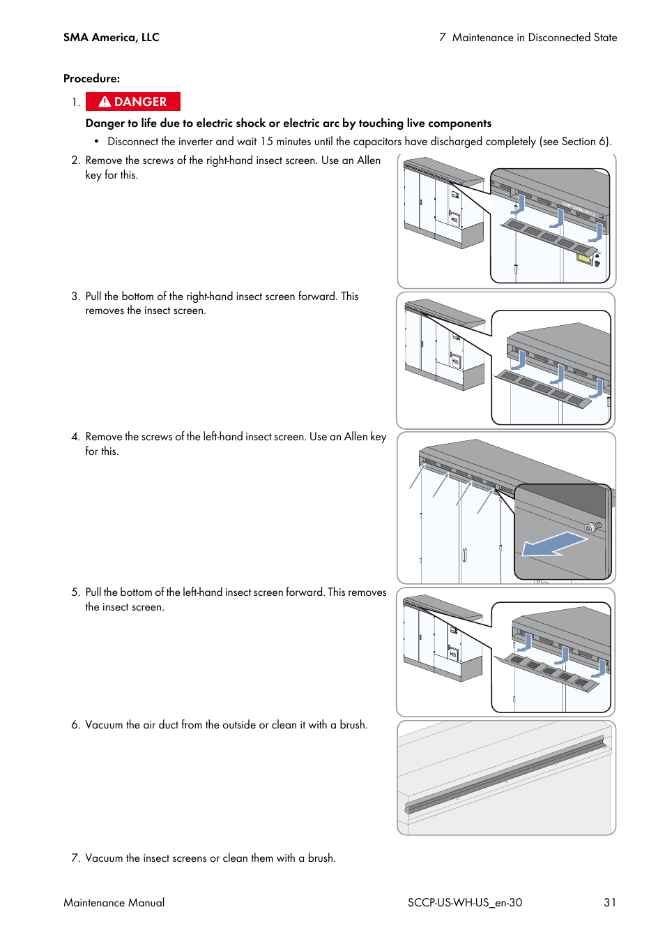 SMA SC 500CP-US Maintenance Manual User Manual | Page 31 / 52