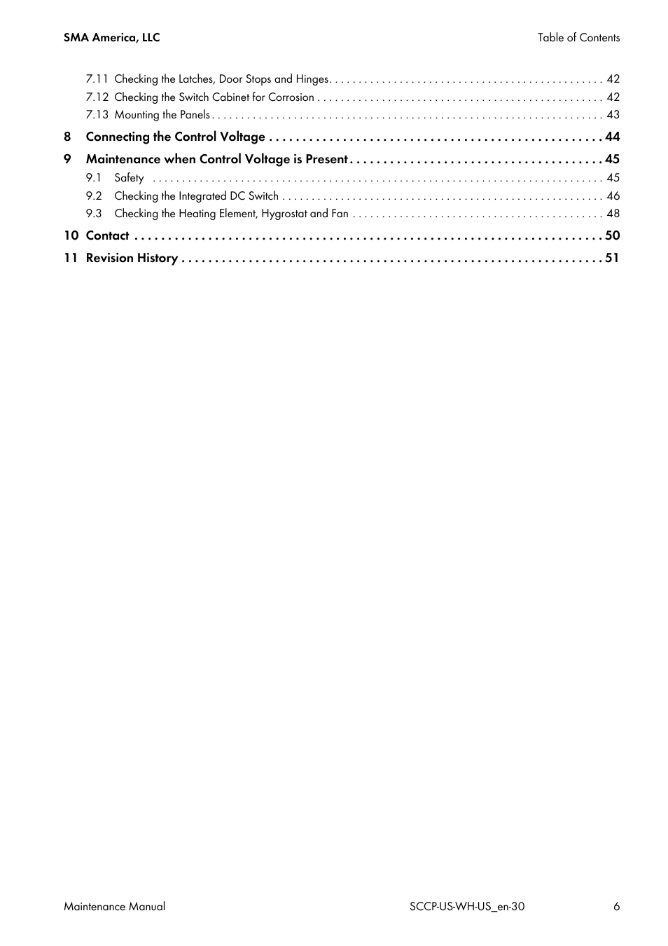 SMA SC 500CP-US Maintenance Manual User Manual | Page 6 / 52