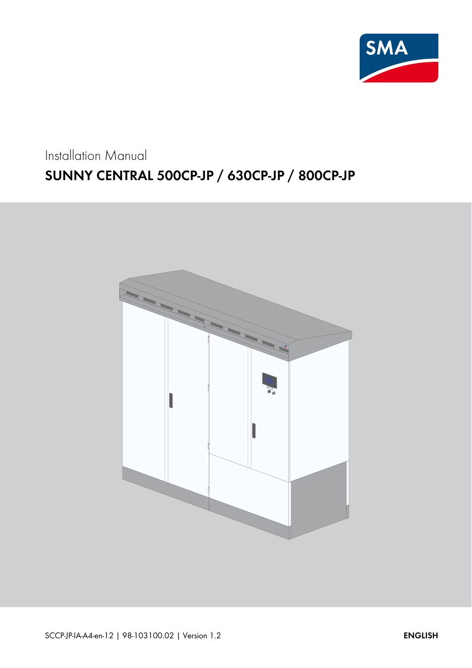 SMA SC 500CP-10-JP Installation Manual User Manual | 88 pages