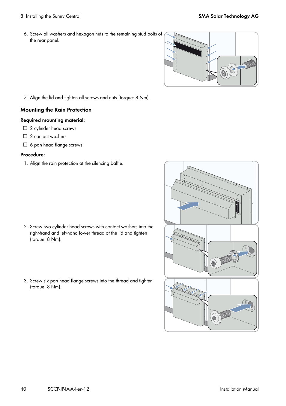 SMA SC 500CP-10-JP Installation Manual User Manual | Page 40 / 88