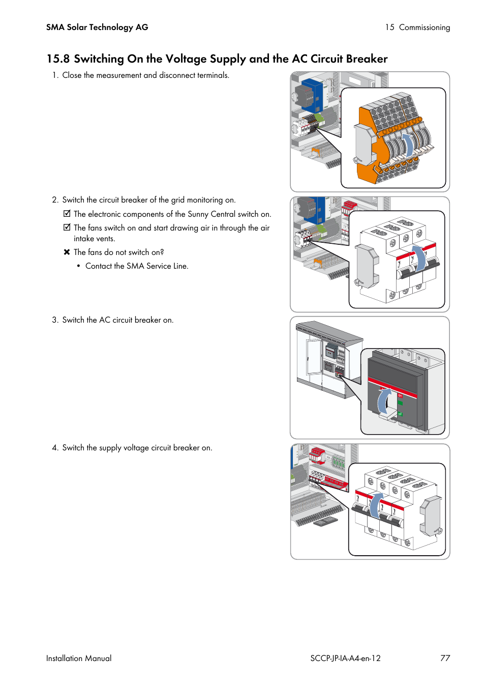 SMA SC 500CP-10-JP Installation Manual User Manual | Page 77 / 88