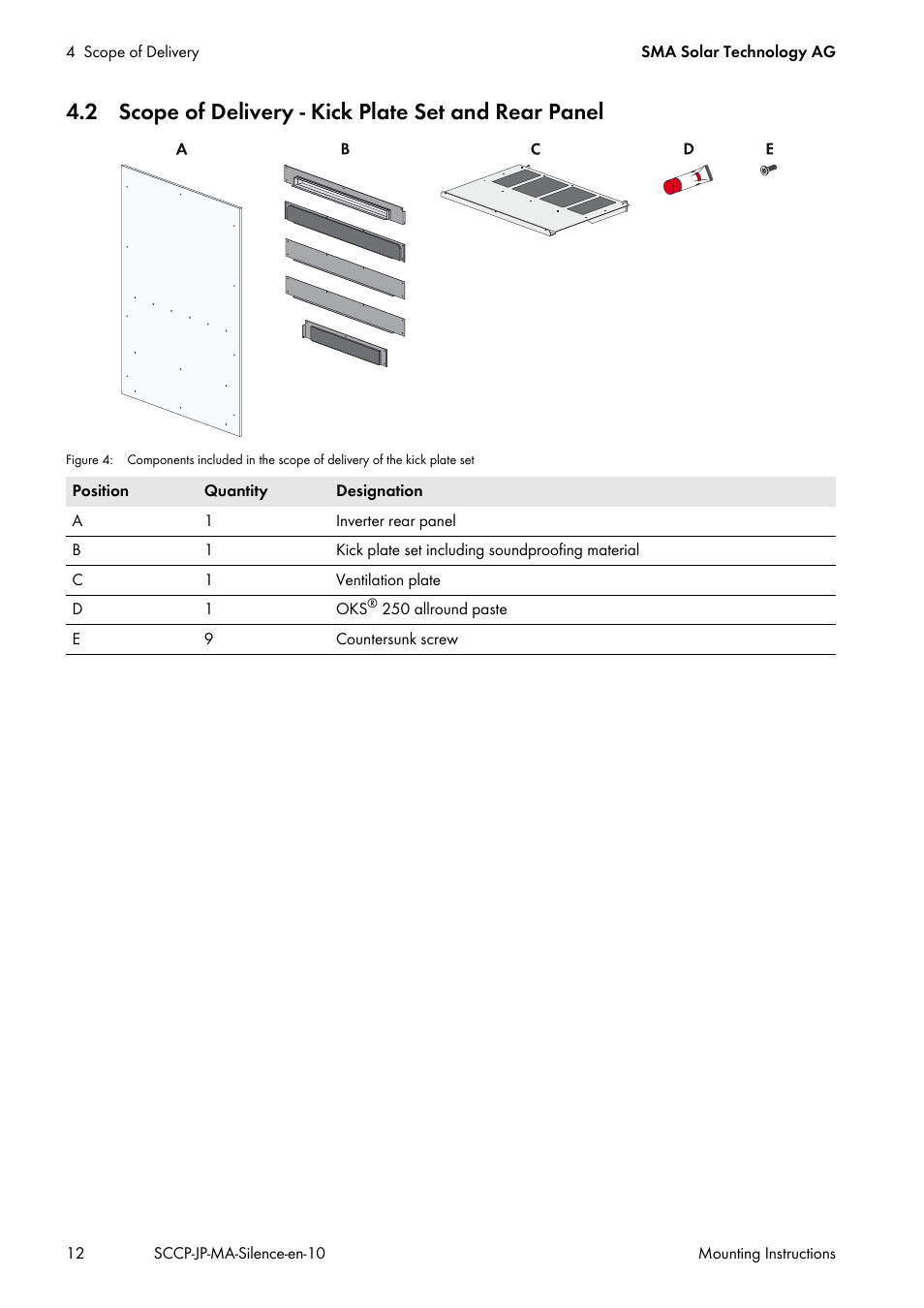SMA SC 500CP-10-JP Mounting Instructions User Manual | Page 12 / 36