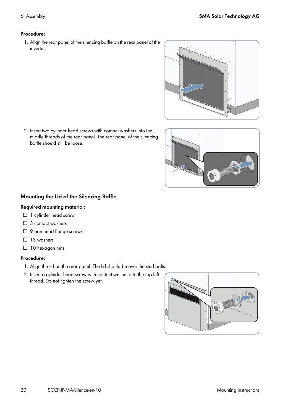 SMA SC 500CP-10-JP Mounting Instructions User Manual | Page 20 / 36