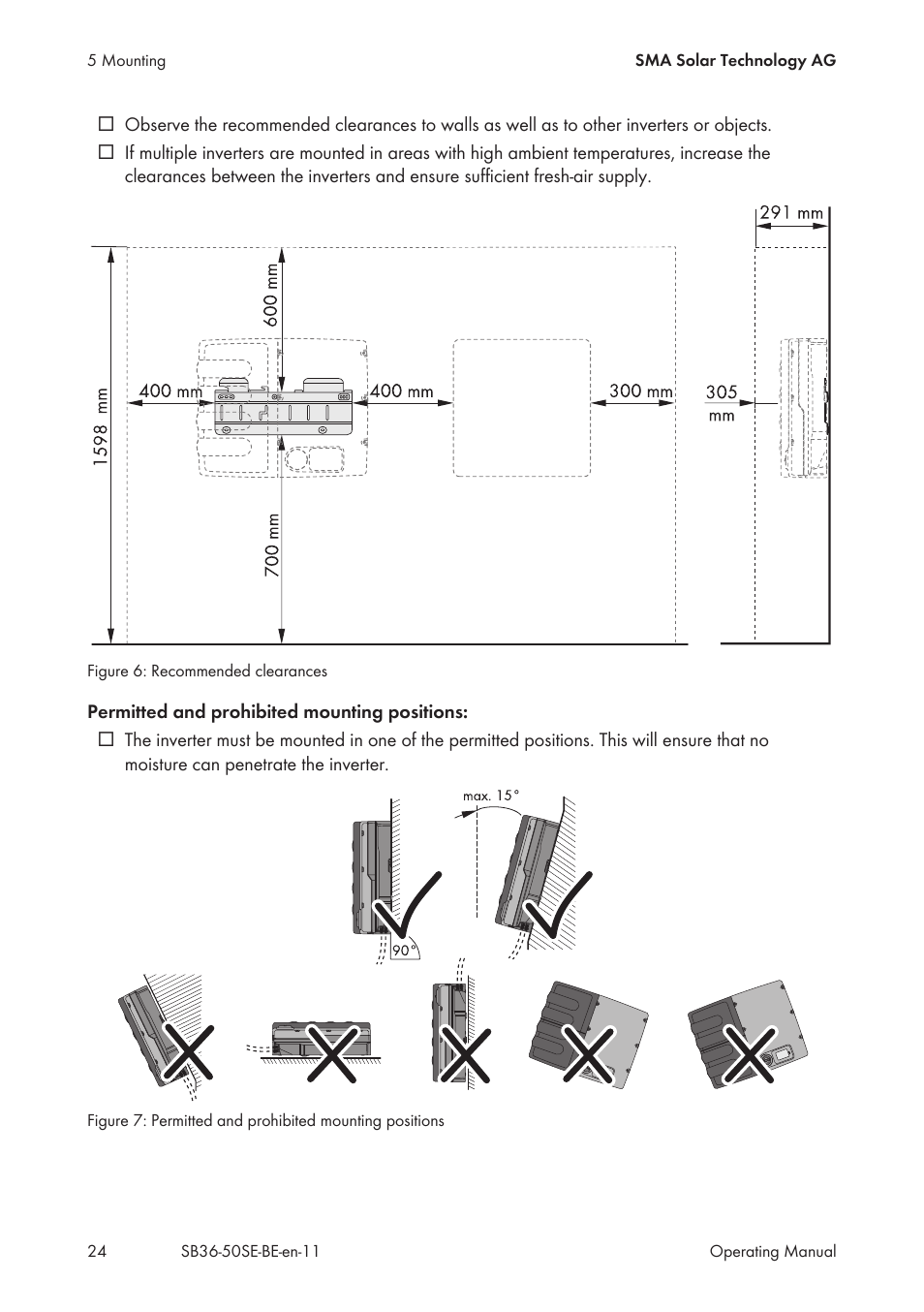 SMA SB 3600SE-10 User Manual | Page 24 / 68