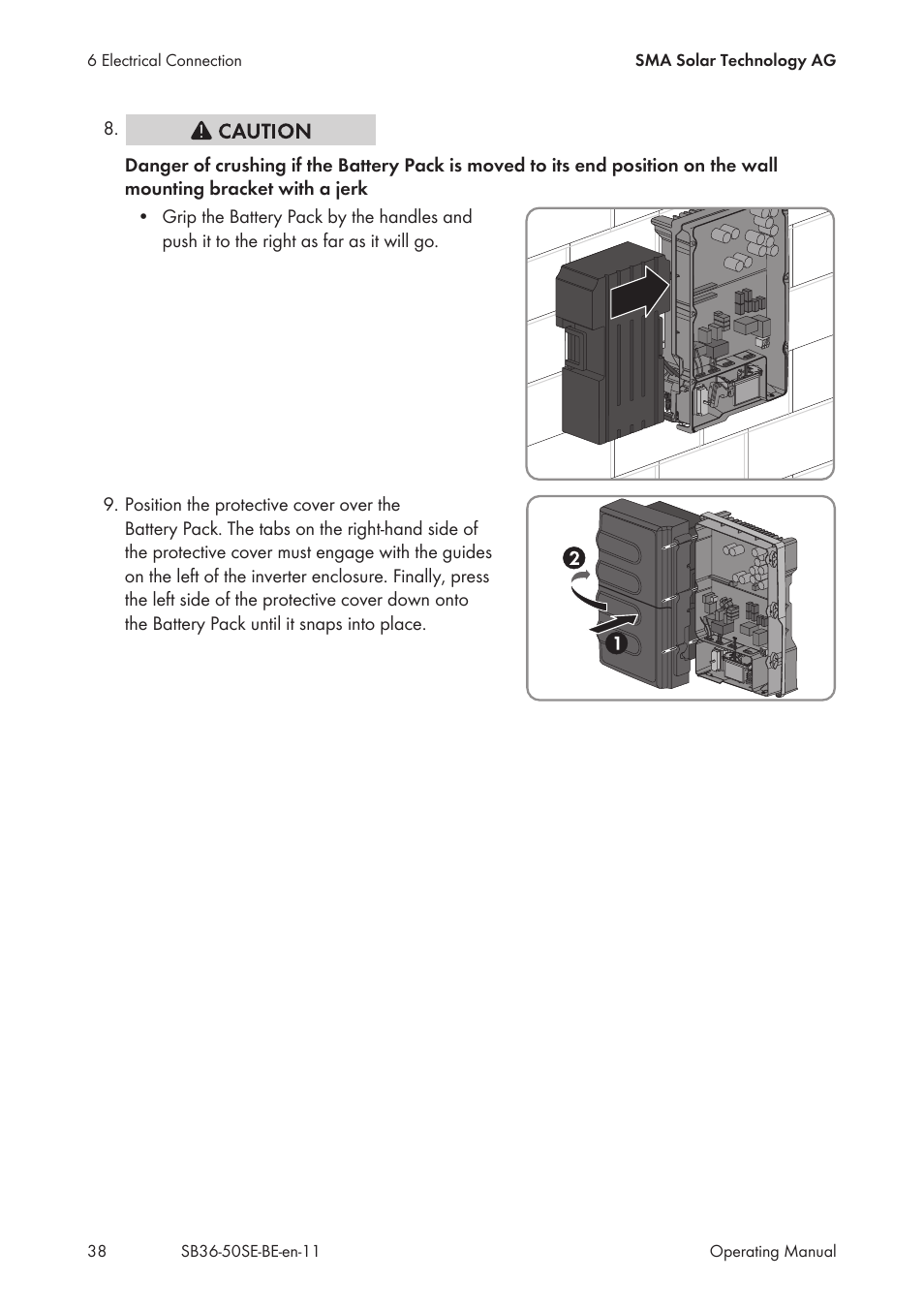 SMA SB 3600SE-10 User Manual | Page 38 / 68