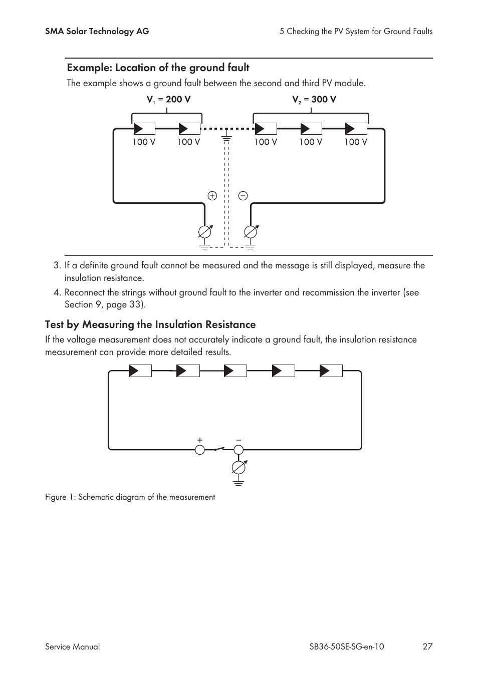 SMA SB 3600SE-10 Service Manual User Manual | Page 27 / 42