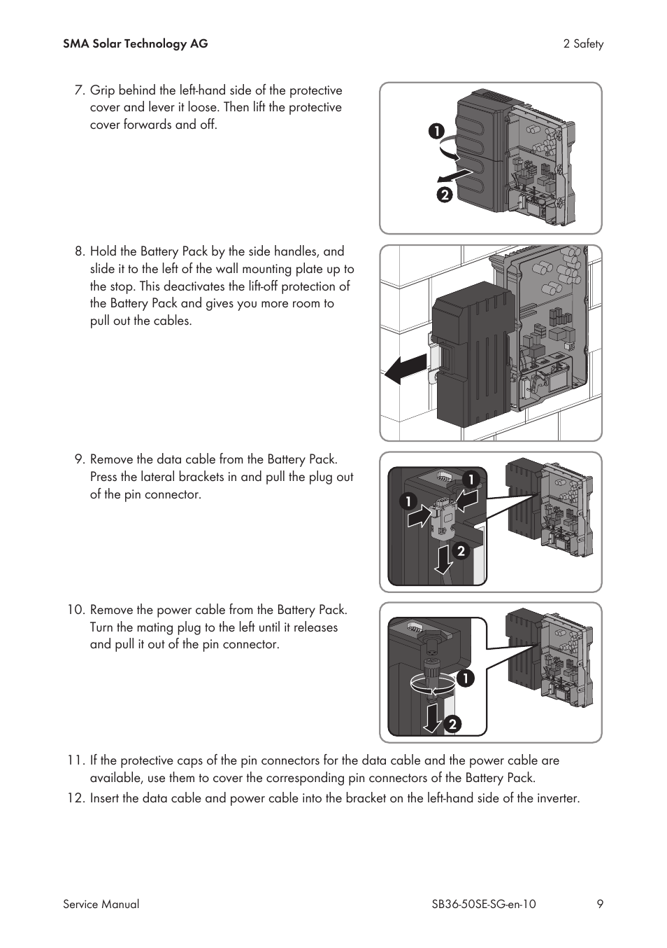 SMA SB 3600SE-10 Service Manual User Manual | Page 9 / 42