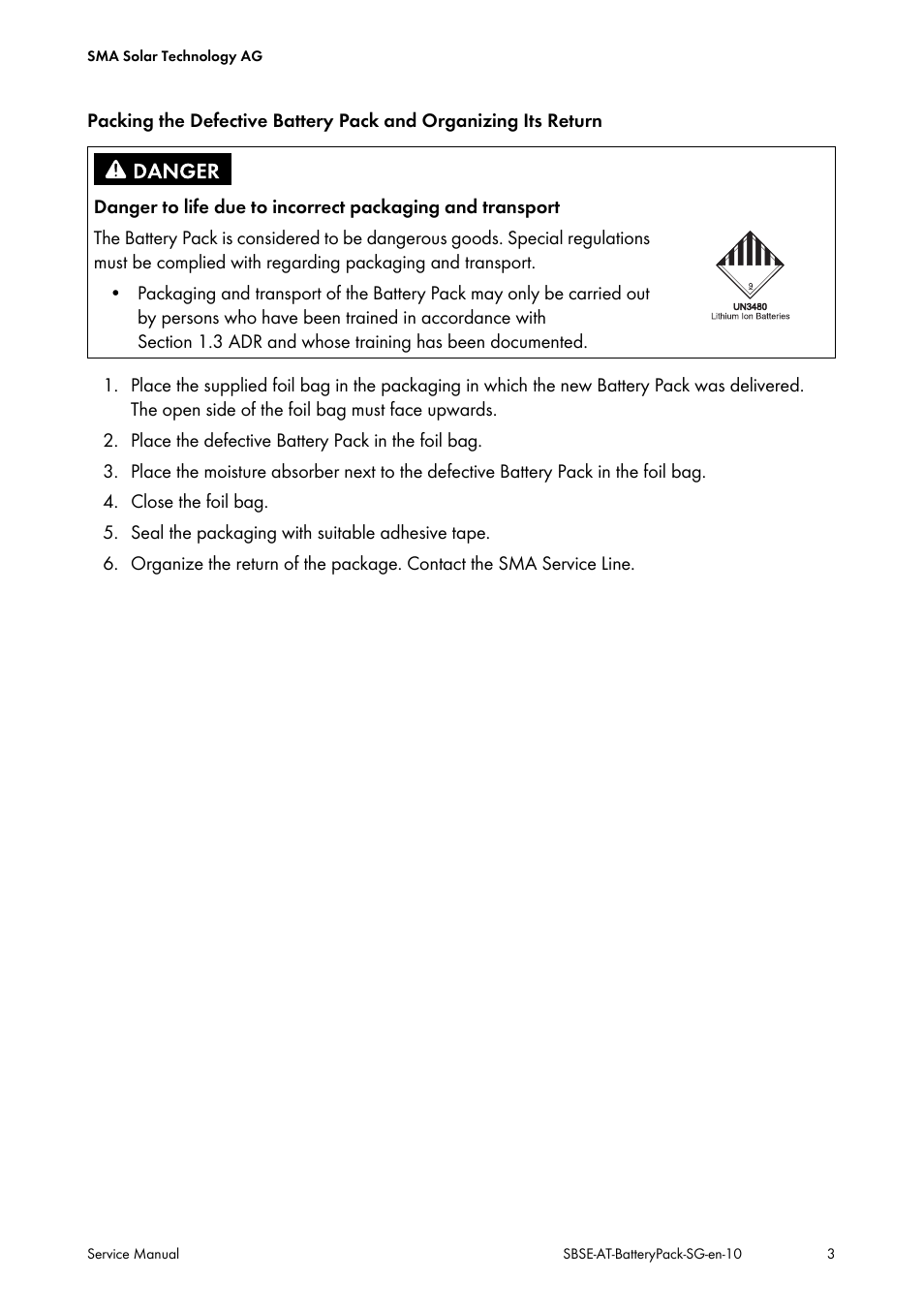 SMA SBSE-AT-BatteryPack User Manual | Page 3 / 3