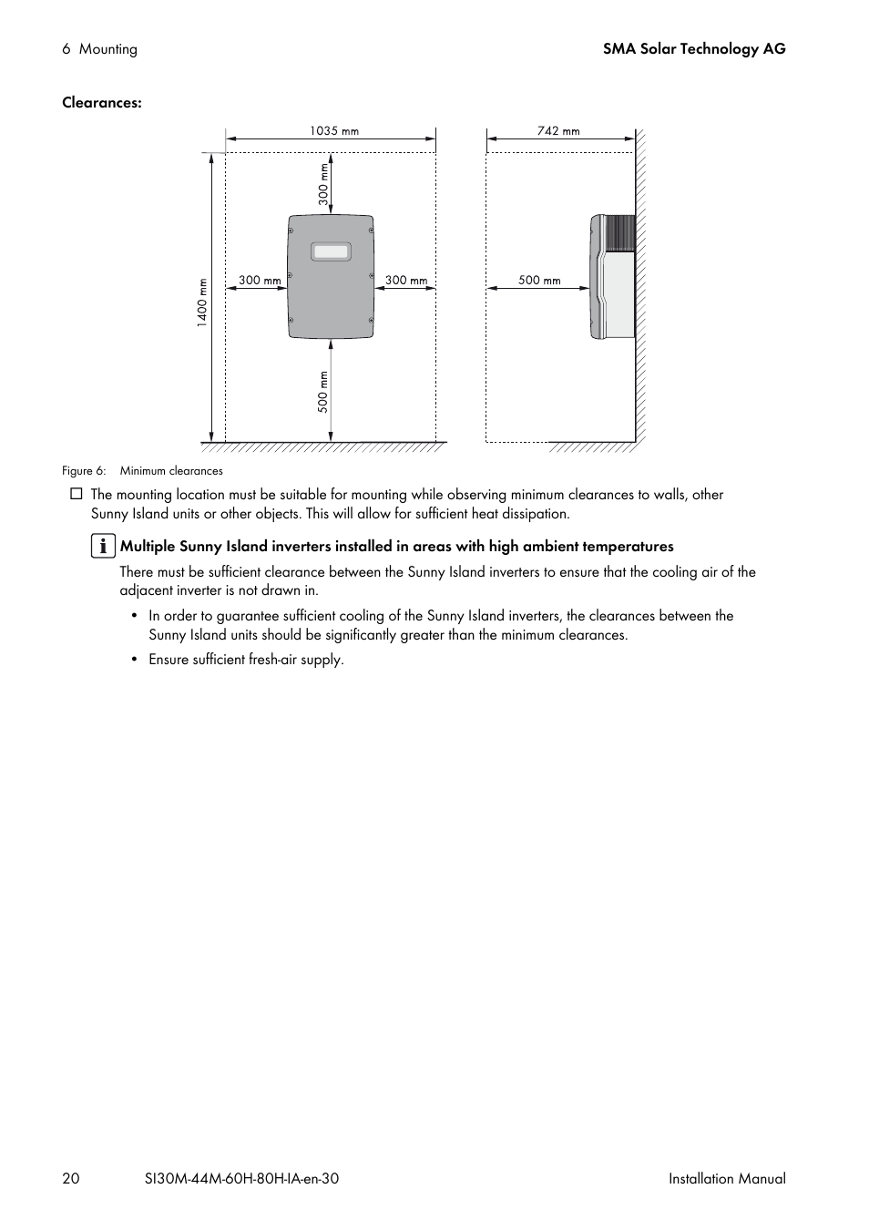 SMA SI 3.0-11 Installation User Manual | Page 20 / 104