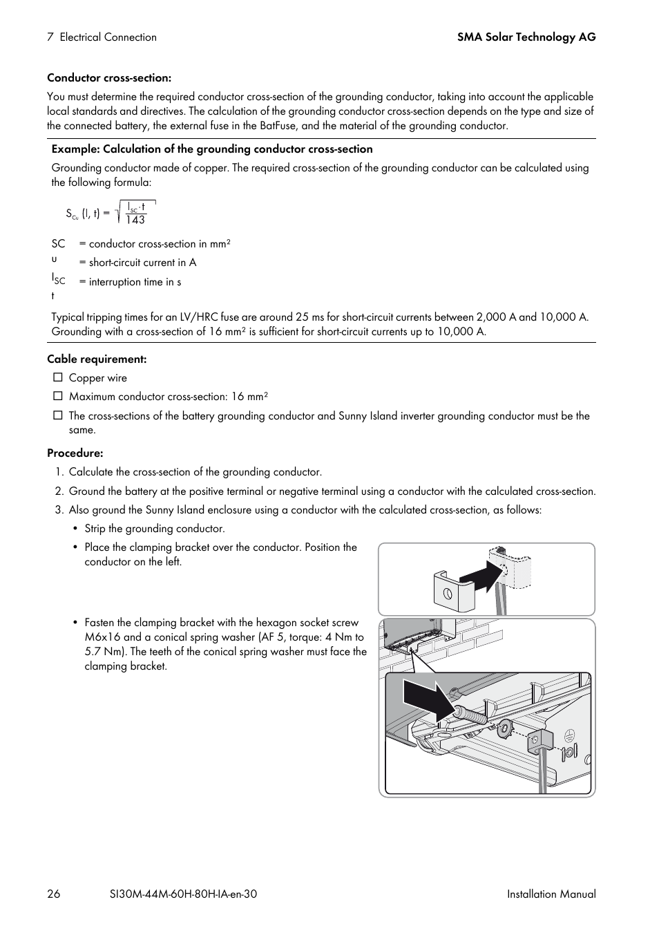 SMA SI 3.0-11 Installation User Manual | Page 26 / 104