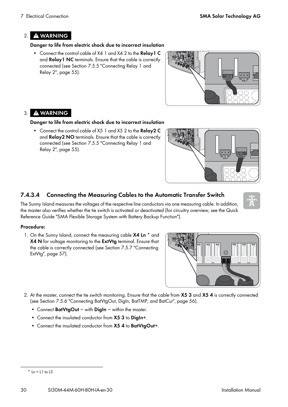 SMA SI 3.0-11 Installation User Manual | Page 30 / 104