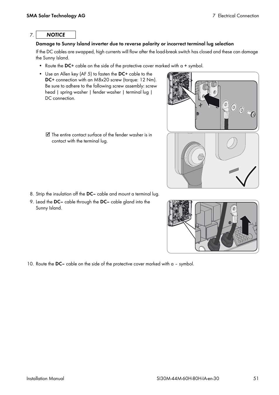 SMA SI 3.0-11 Installation User Manual | Page 51 / 104