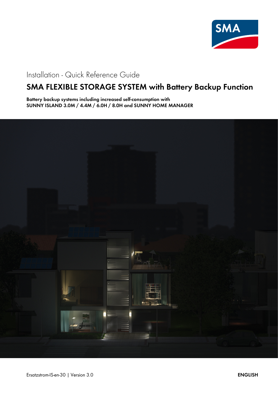SMA SI 3.0-11 Quick Reference Guide V.3.0 User Manual | 56 pages