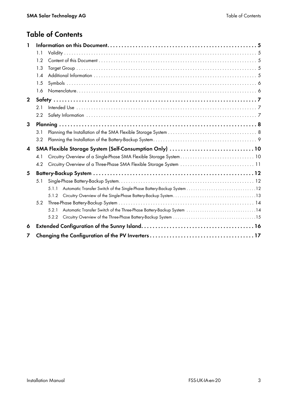 SMA FLEXIBLE STORAGE SYSTEM User Manual | Page 3 / 20