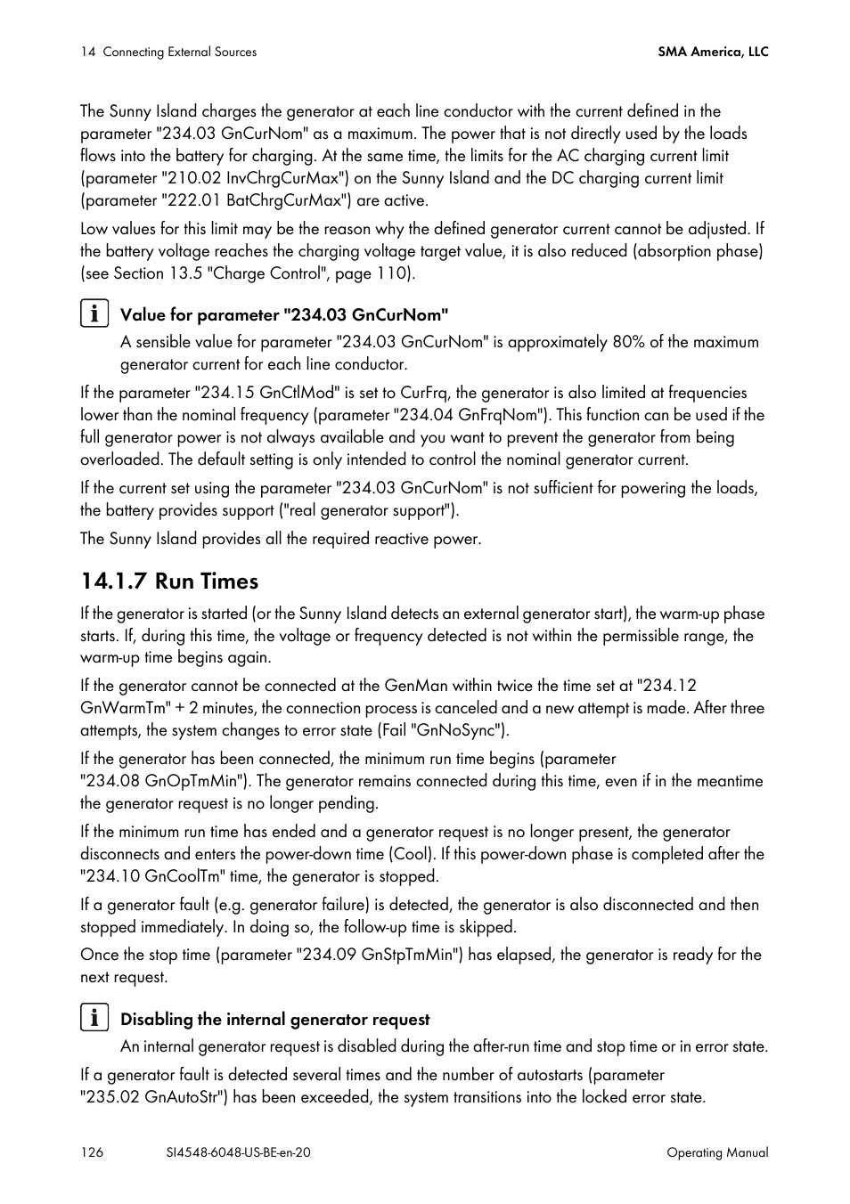 7 run times | SMA SI 4548-US User Manual | Page 126 / 244