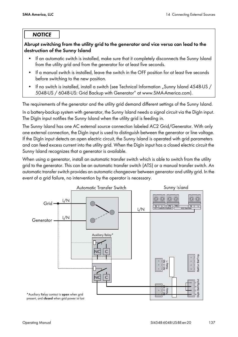 SMA SI 4548-US User Manual | Page 137 / 244