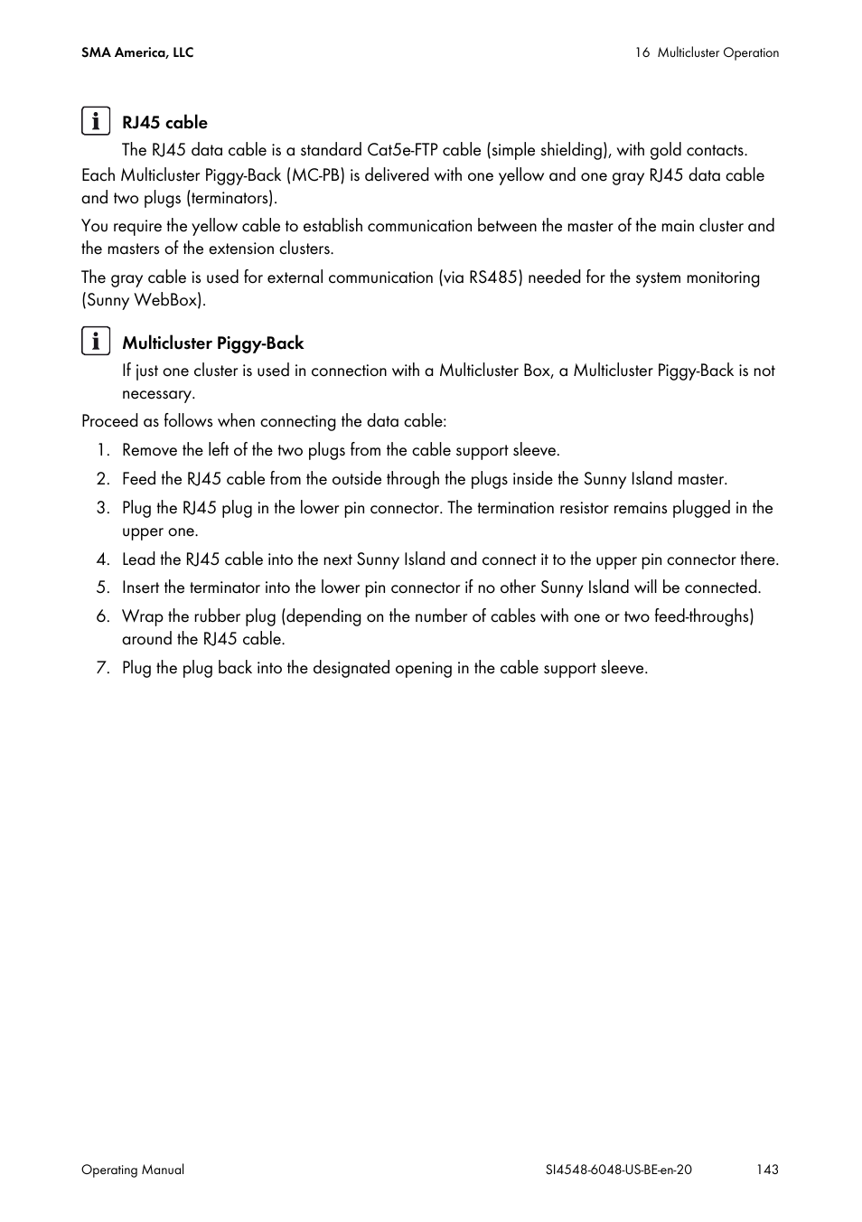 SMA SI 4548-US User Manual | Page 143 / 244