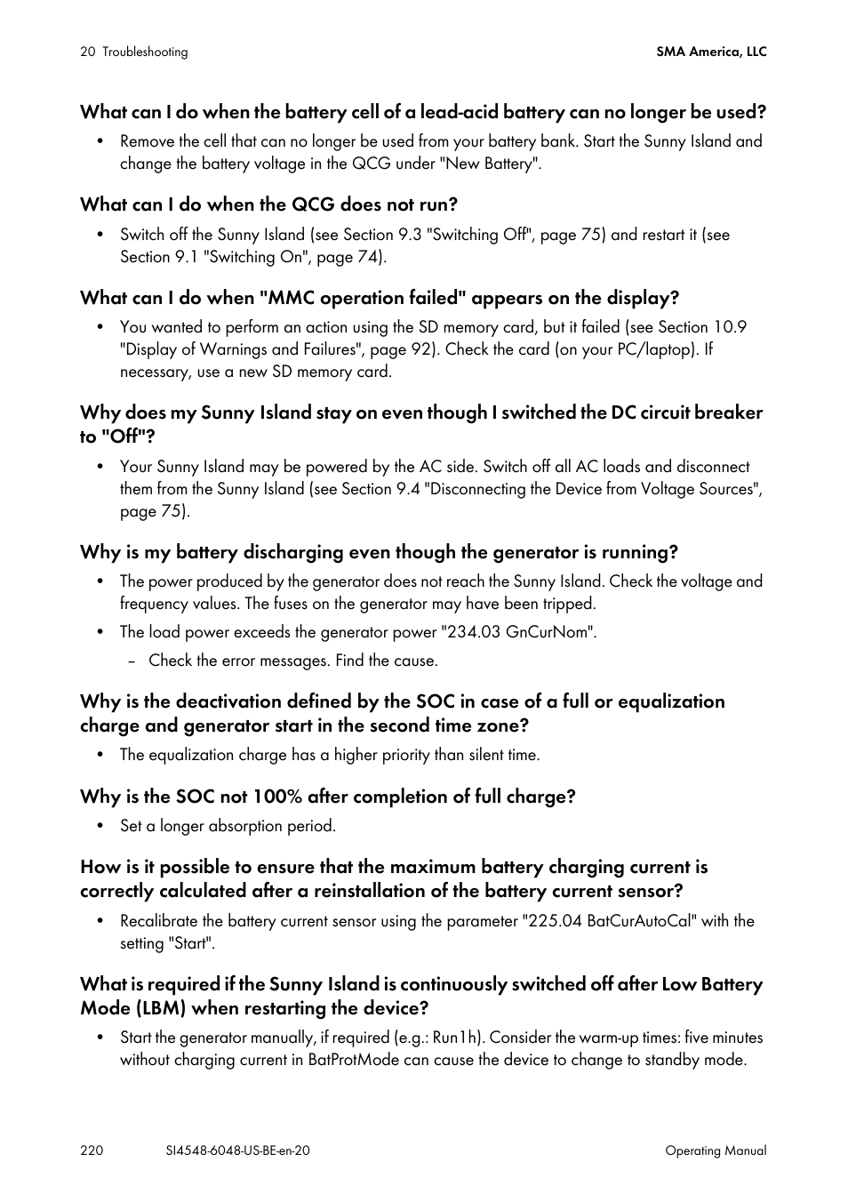 SMA SI 4548-US User Manual | Page 220 / 244