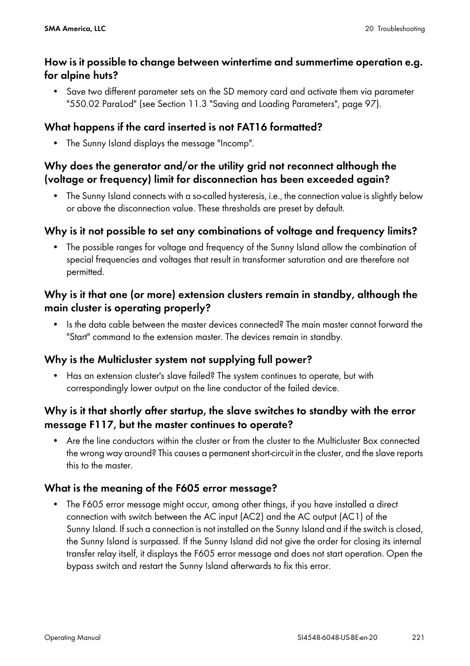 SMA SI 4548-US User Manual | Page 221 / 244