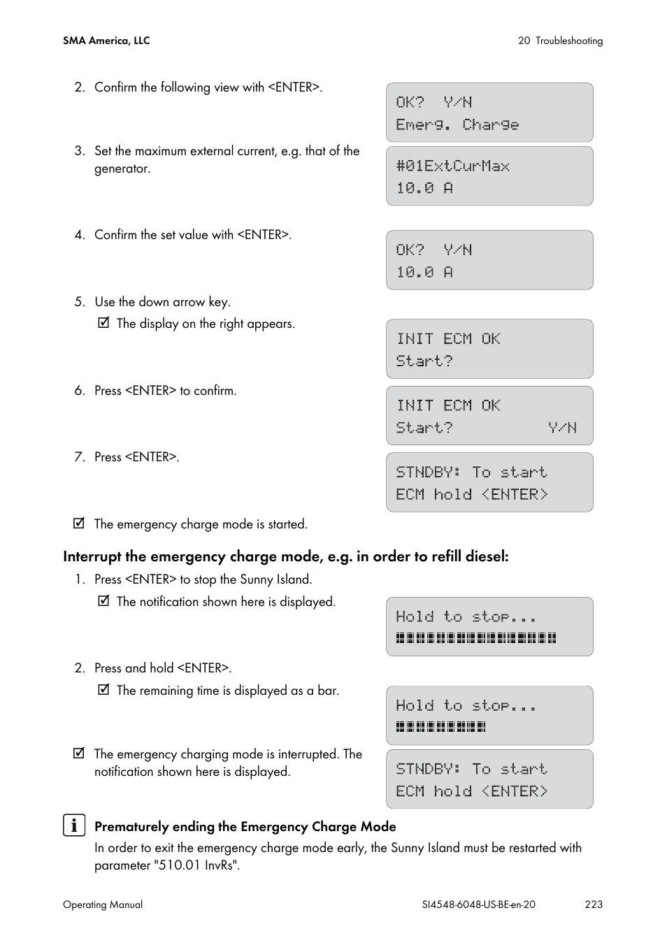 SMA SI 4548-US User Manual | Page 223 / 244