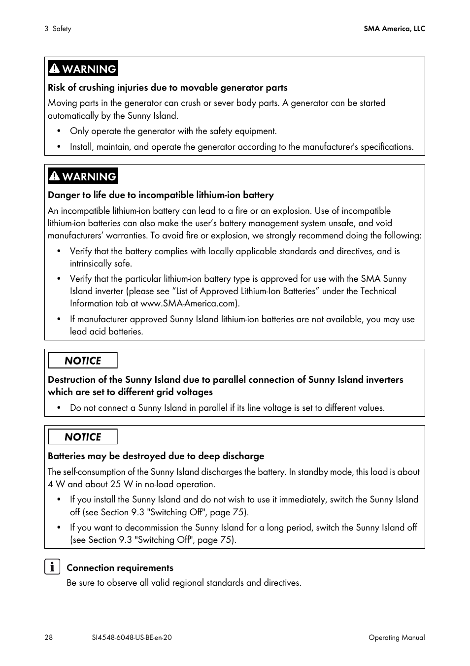 SMA SI 4548-US User Manual | Page 28 / 244