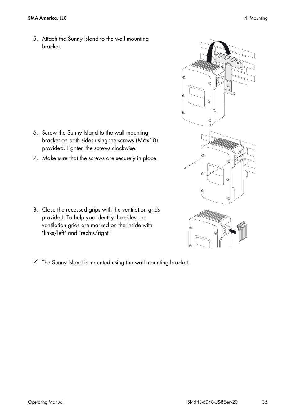 SMA SI 4548-US User Manual | Page 35 / 244