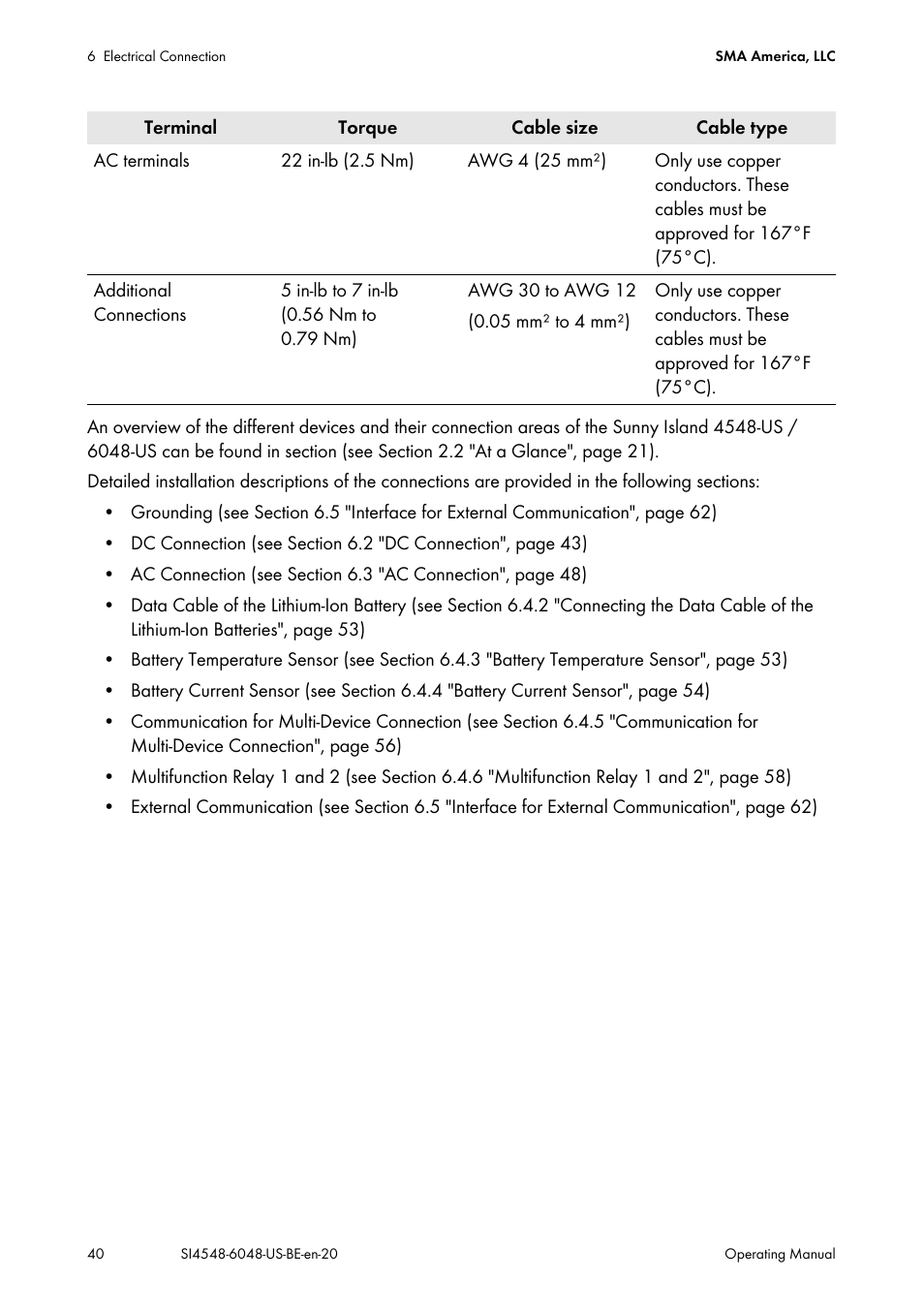 SMA SI 4548-US User Manual | Page 40 / 244