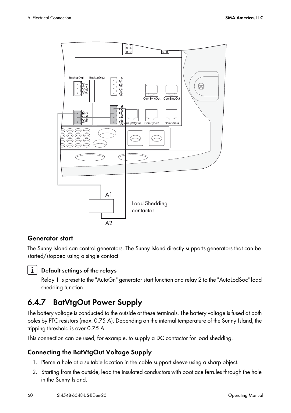 7 batvtgout power supply | SMA SI 4548-US User Manual | Page 60 / 244