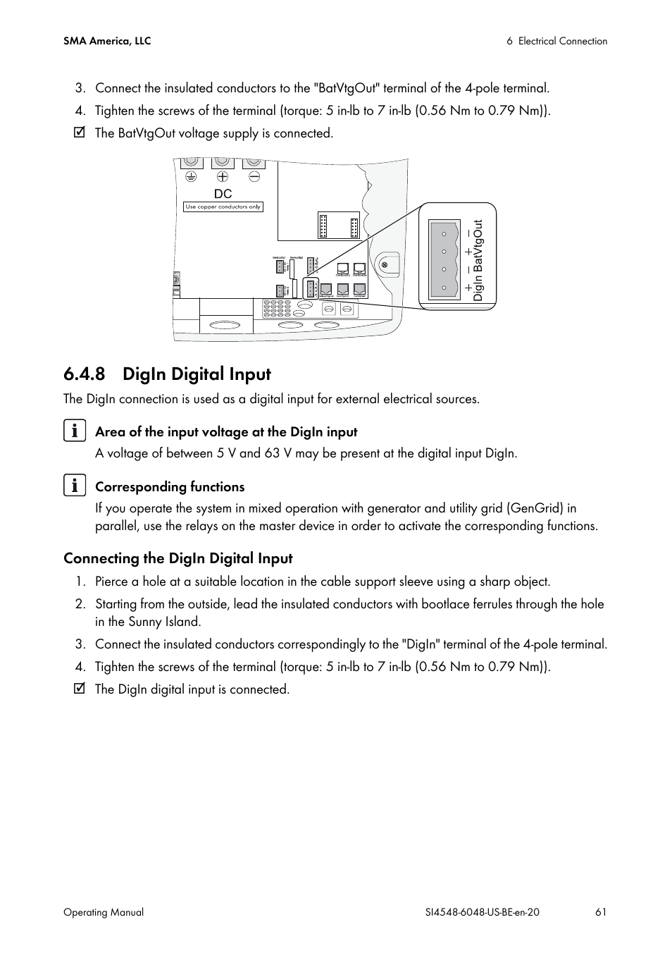 8 digin digital input | SMA SI 4548-US User Manual | Page 61 / 244