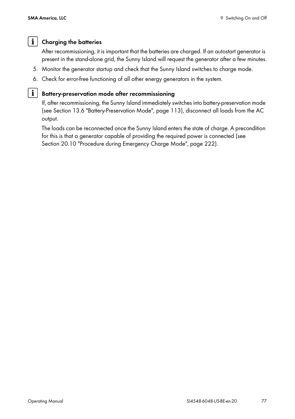 SMA SI 4548-US User Manual | Page 77 / 244