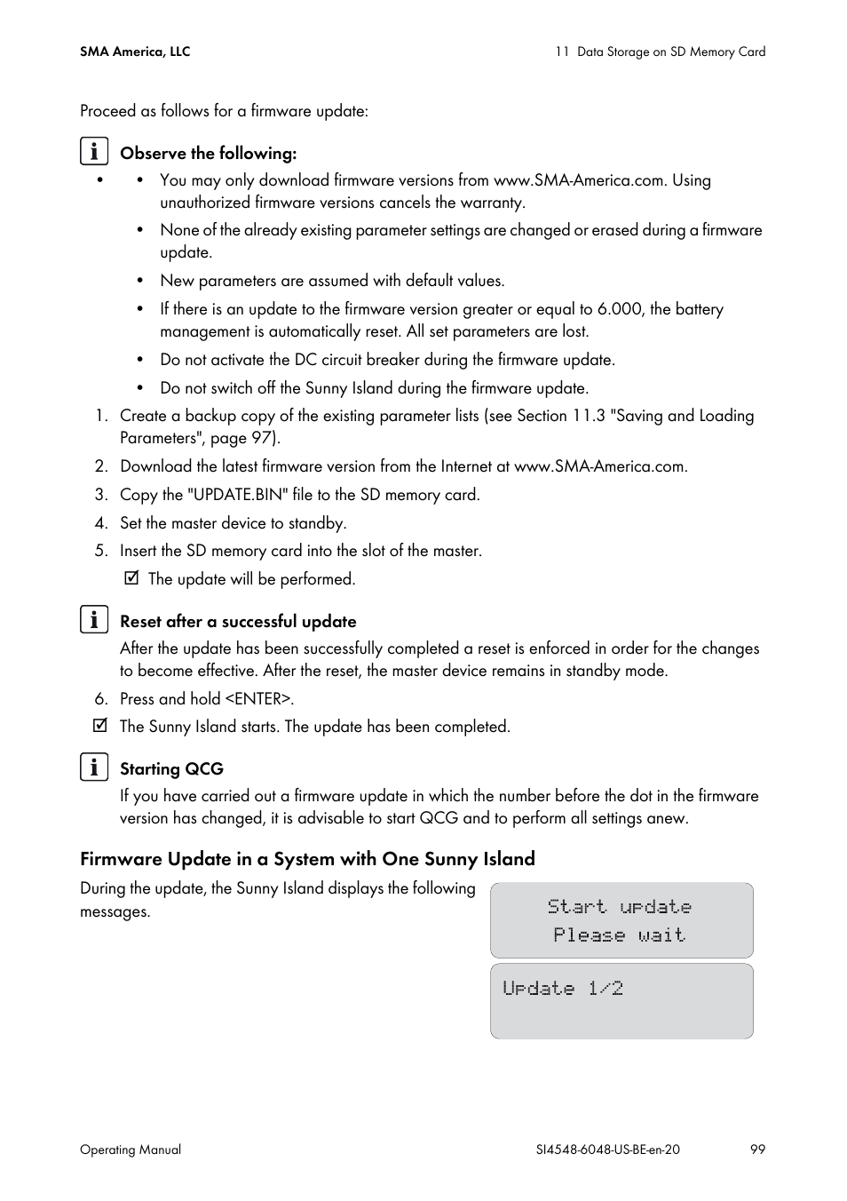 SMA SI 4548-US User Manual | Page 99 / 244