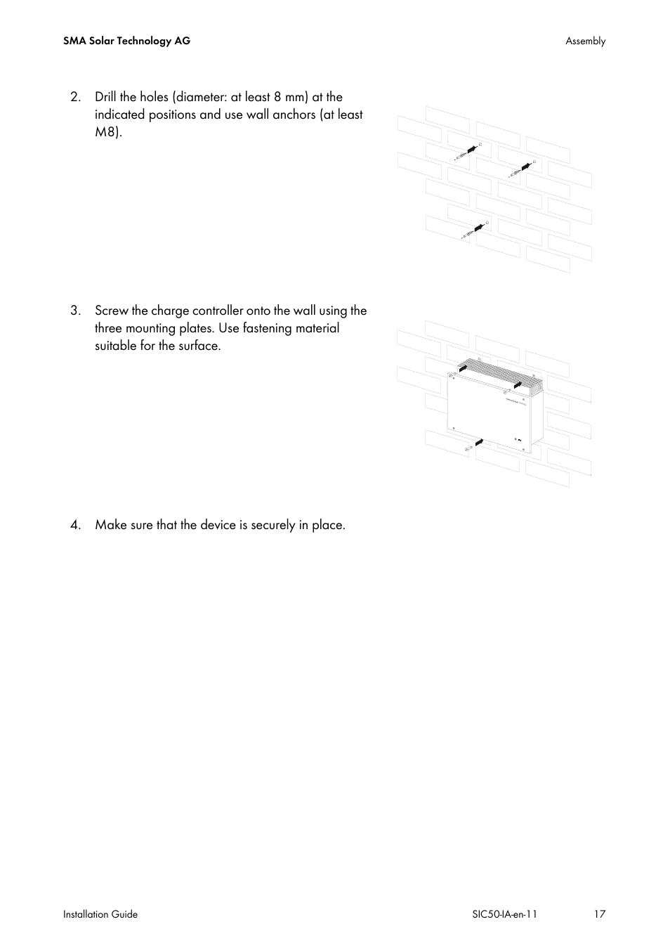 SMA SIC 50 User Manual | Page 17 / 48