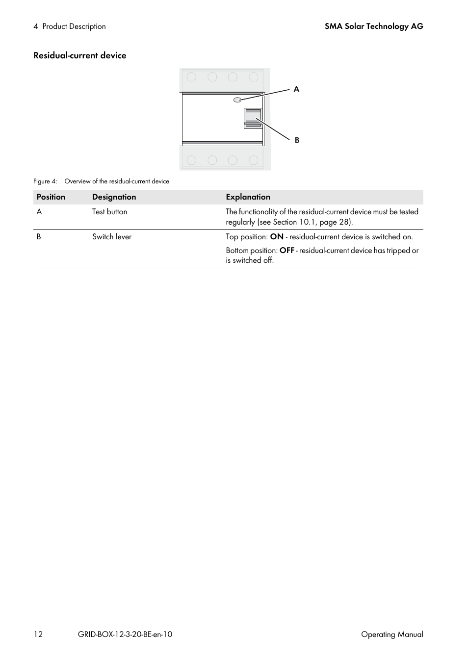 SMA GRID CONNECT BOX 12 User Manual | Page 12 / 40