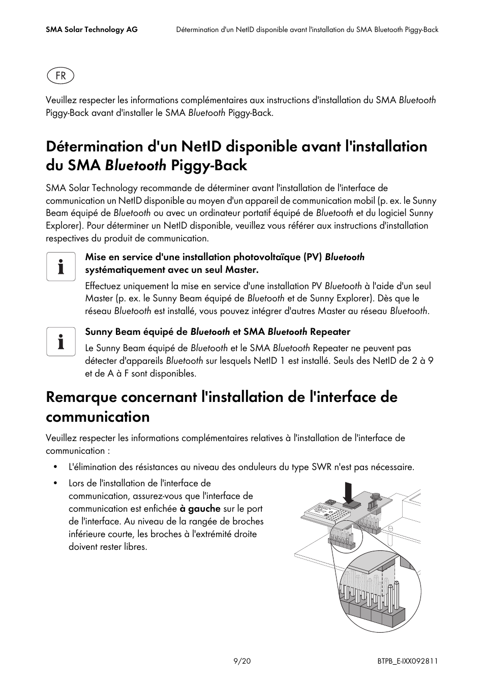 SMA BLUETOOTH PIGGY-BACK User Manual | Page 9 / 20