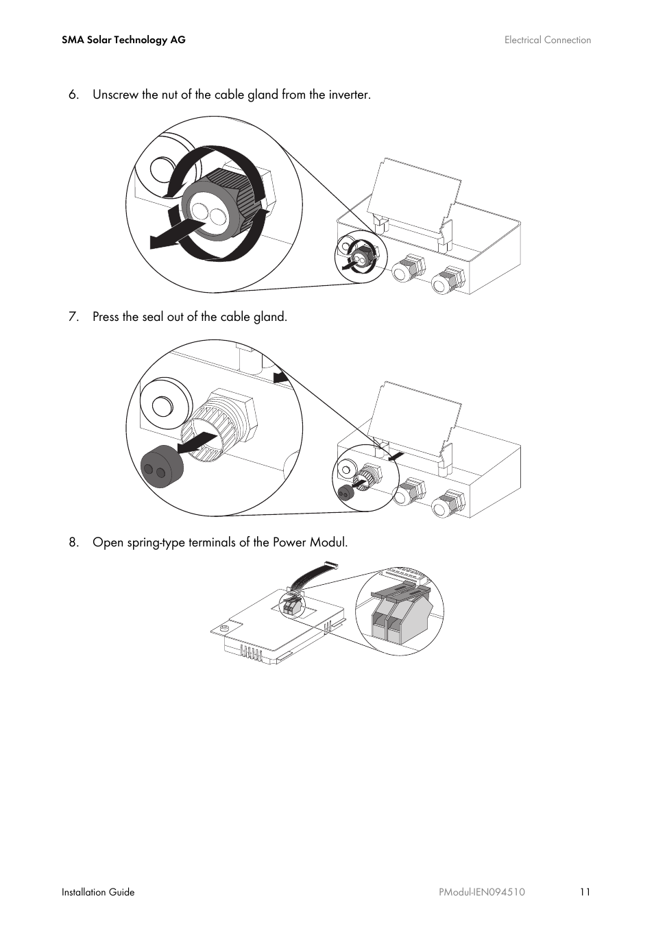 SMA POWER MODUL User Manual | Page 11 / 20